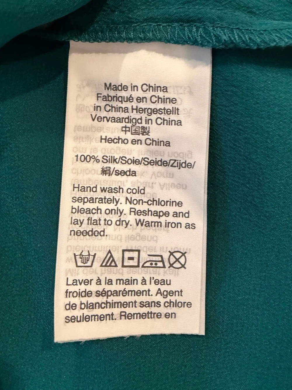 J Crew 100% silk, women top